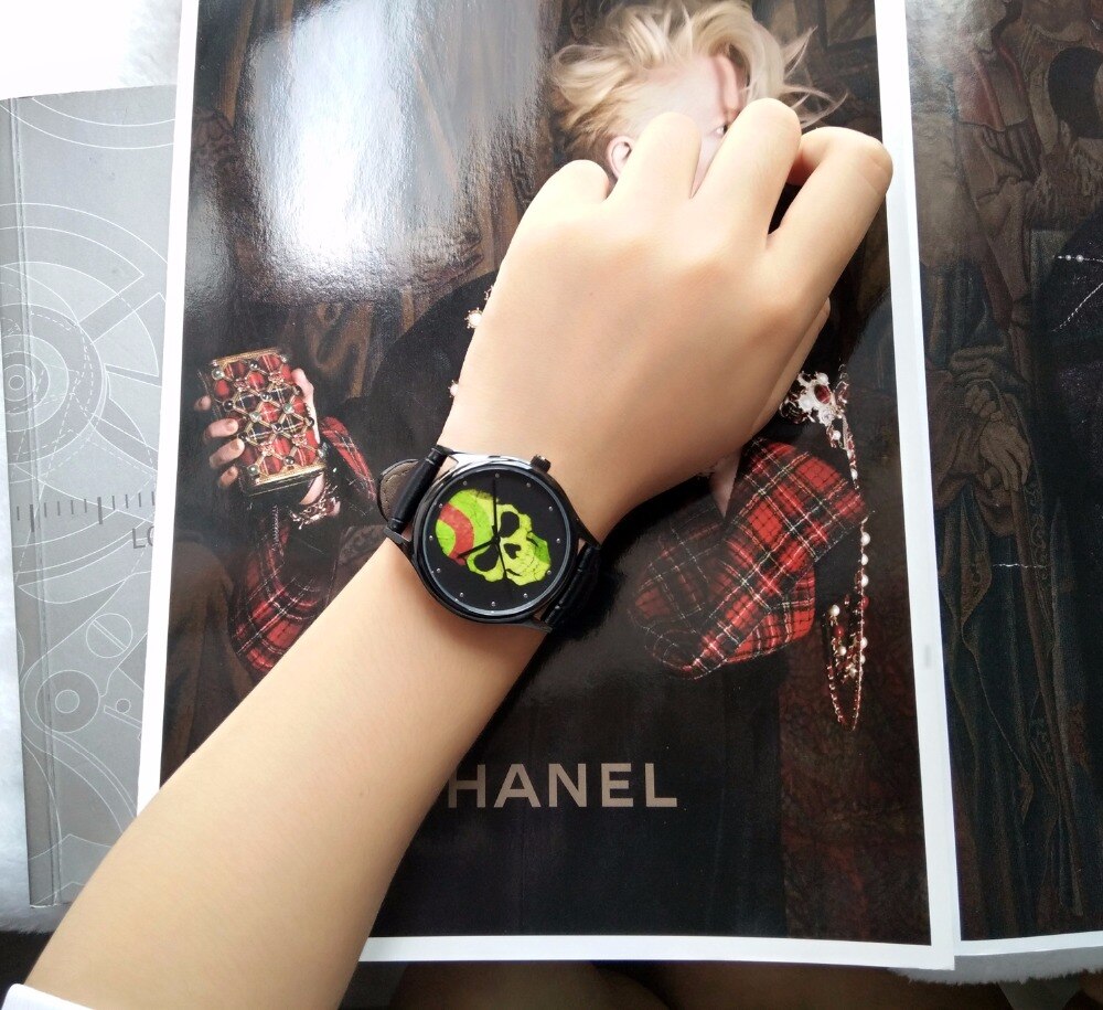 Schedel Horloge Rainbow Unisex Wereldwijd