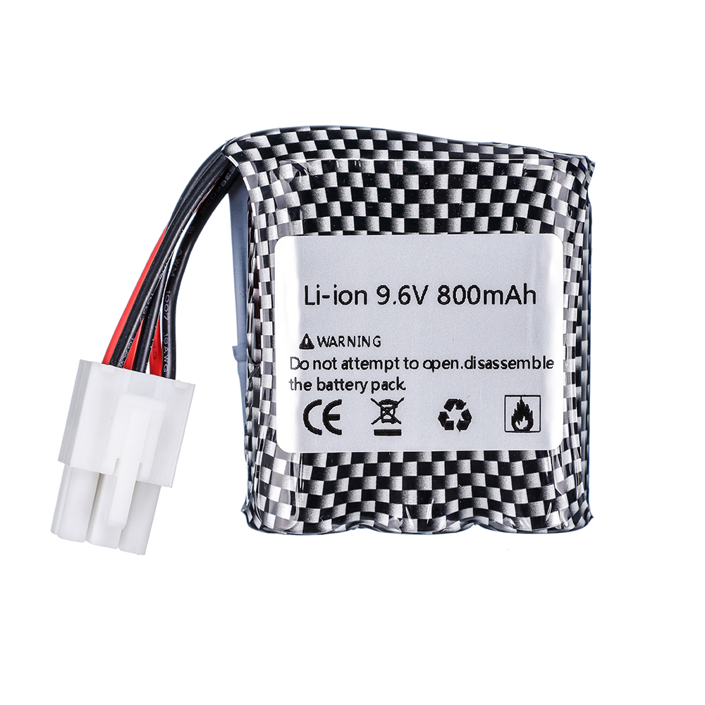 9.6v li-ion batteri for 9115 9116 s911 s912 rc bil lastebil ekstra oppgradering 9.6v 800 mah 9115 9116 oppladbart batteri for leker bil: Gull
