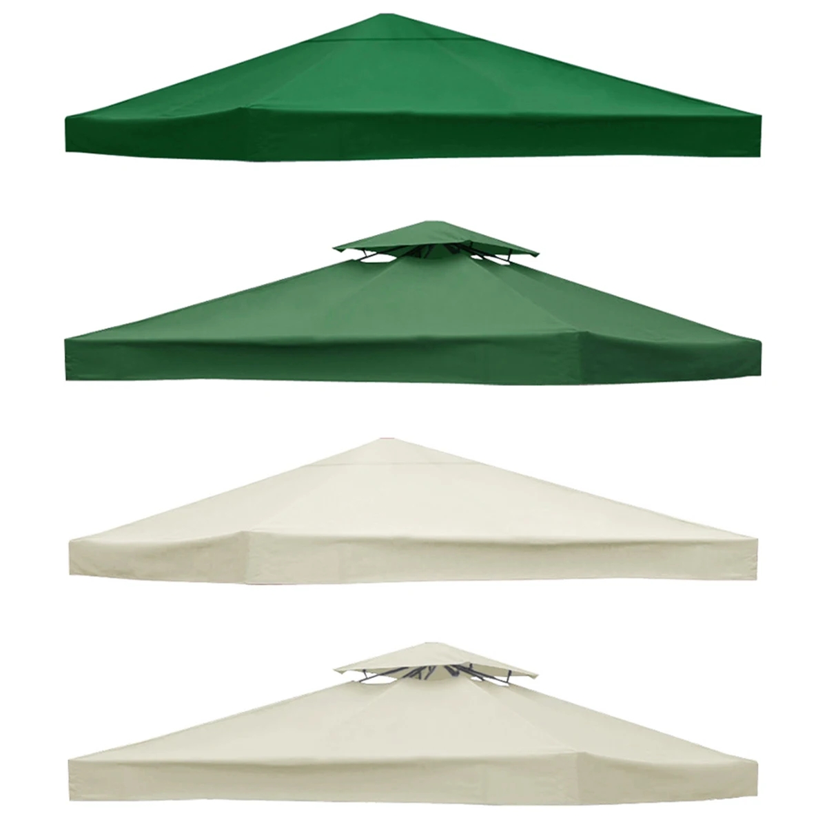 Couverture de gazébo 3x3M, auvent de remplacement, couverture d'extérieur, gril étanche, Patio, barbecue, toit pour abri de jardin, toit Durable