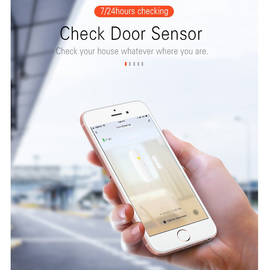 Smart Deur Sensor Wifi Remote Alarm Herinnering Deur Sensor Alarm Security