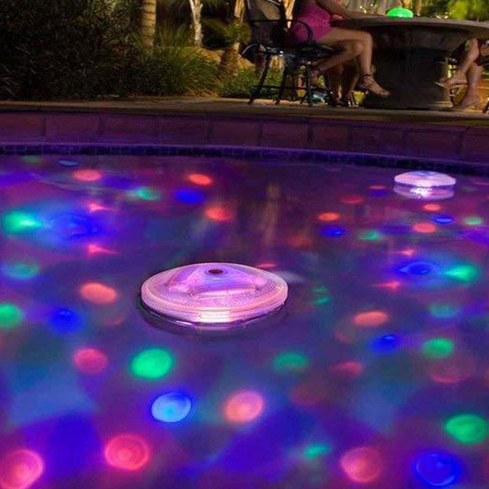 Floating Underwater Swimming Pool Light LED Disco Party Light Glow Show Fountain Fish Tank Aquarium Pond Tub Spa Lamp