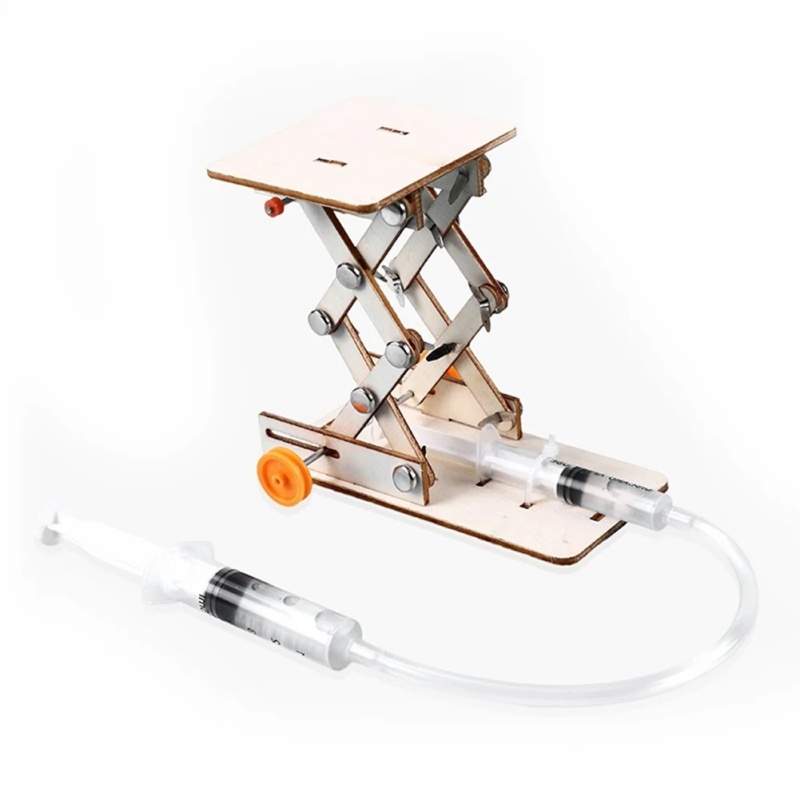 DIY Physik Modellbausatz Hydraulischer Hubtisch Spielzeugmaterialien Kunststoff Wissenschaftsprojekte Lehrmittel Pädagogische Experimente: Ursprünglich Titel