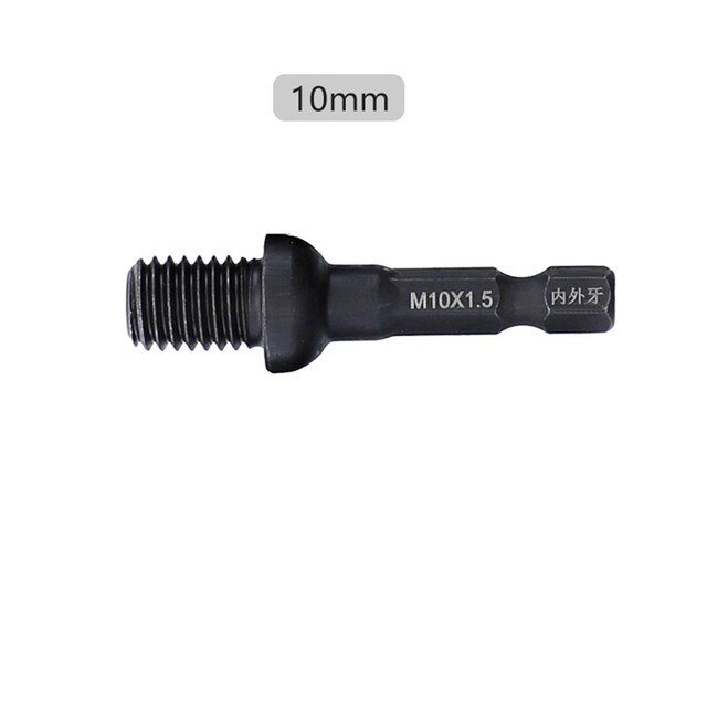 1Pcs Zelftappende M6 Socket Adapter 1/4 Inch Hex Shank Power Boor Gereedschap 6-10Mm Geschikt voor Algemene Hand Elektrische Boormachines: 10mm