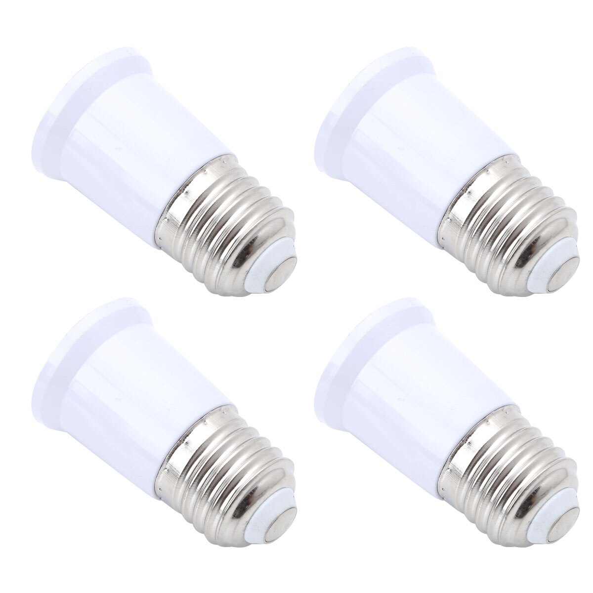4 Stuks Licht Socket Adapters E27 Om E14/E27 Om E27 Bulb Lamp Socket Converter Plastic Verlichting Base Home kantoor Verlichting Accessoires