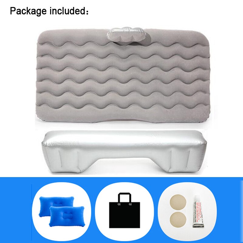 Colchón inflable multifuncional para coche y SUV, cama de viaje para descanso, asiento de coche Universal, para acampar al aire libre y playa
