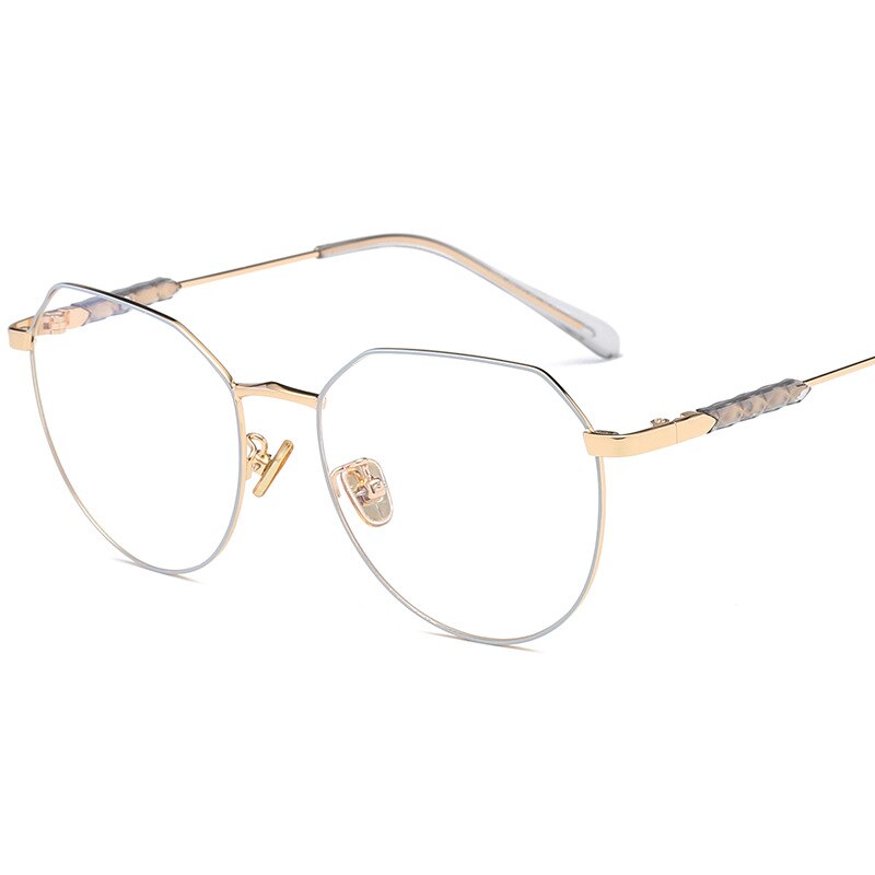Polygon Student Glasses Frame Women Ultralight Prescription Eyeglasses Men Cat Eye Spectacles Myopia Optical Frame Eyewear