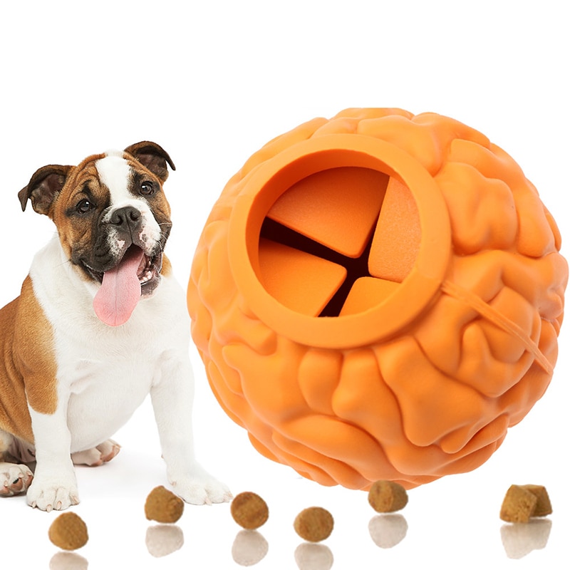 Rubber Hond Speelgoed Bal Interactieve Hond Chew Speelgoed Voedsel Dispenser Voor Hond Gebitsreiniging Speelgoed Extra Tough Training Hond levert