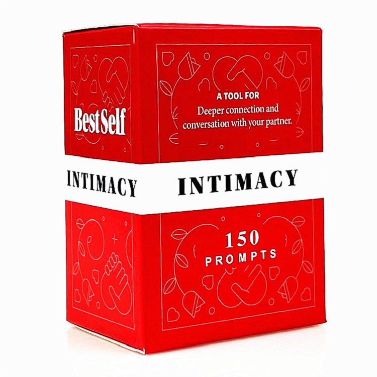 BestSelf-Little Talk Deck Conversation Cards, Powerful Tool, Family Party, Kids Conversation, Meaningful Interactions Game: Red