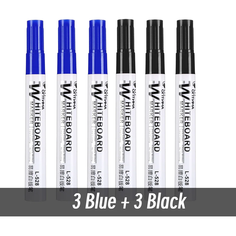 1/20 Stuks Uitwisbare Whiteboard Marker Pen Schoolbord Marker Onderwijs Krijt Voor Glas Keramiek Kantoor School Art Marker briefpapier: Donker Kaki