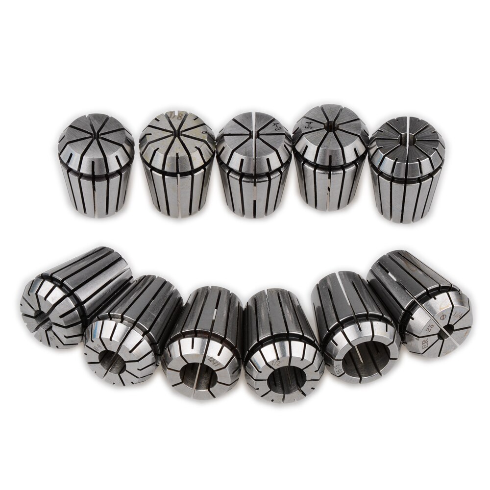 ER25 Collet Set 11 Stuks Van 3 Mm Tot 16 Mm Voor Cnc Frezen Draaibank Gereedschap En Spindel Motor