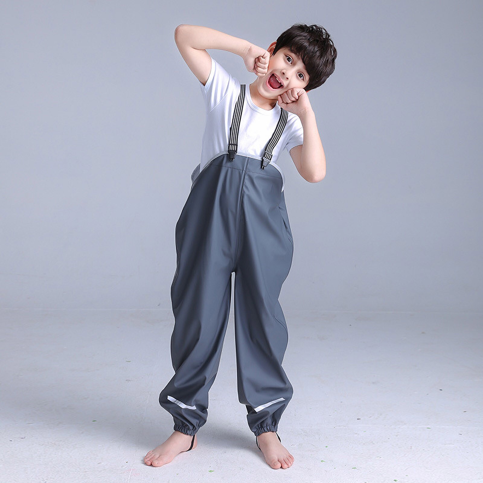 Nette Polyester Baby freundlicher Wasserdichte Regenmantel Ich bin Freien Regen Mantel freundlicher Undurchlässig Poncho Mädchen Jungen Regen Jacke freundlicher