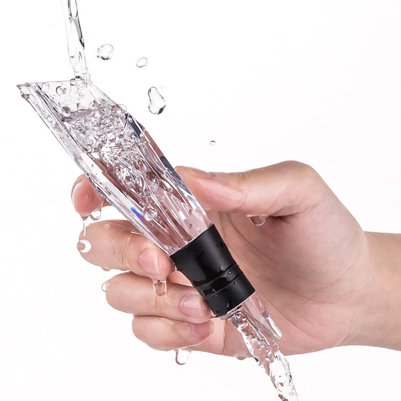 Kristallen Rode Wijn Ontnuchterende Beluchter Magic Decanter Essential Wijn Quick Schenker Wijn Hopper Filter Set Decanteren Dispenser Gereedschap: Type C