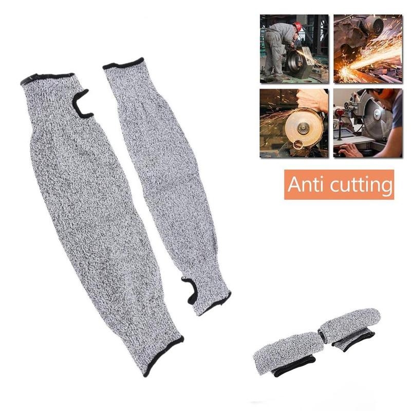 1 stk mærke sikkerhedsarm ærme anti cut punkteringssikker beskyttelses bracers protector sport drive work håndled fitness armbånd