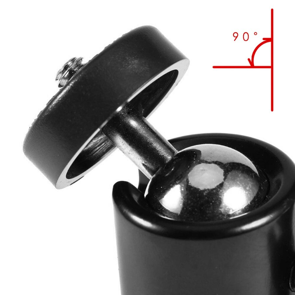 Mini cabeza de bola giratoria de 360 grados duradera, tornillo de 1/4 pulgadas, montaje en trípode de cámara DSLR, soporte de bola para luz de Flash/trípode/monopié