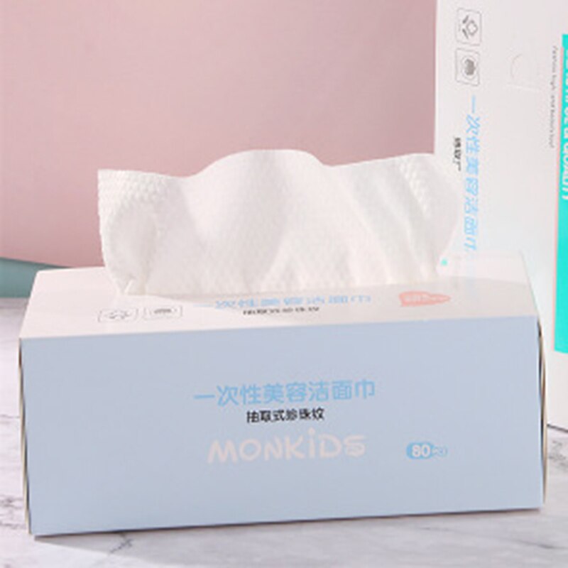 Ręczniki robić twarzy Monkids oczyszczanie twarzy dziesiątkowanie jednorazowe myjki 100 sztuk bawełniane chusteczki robić twarzy