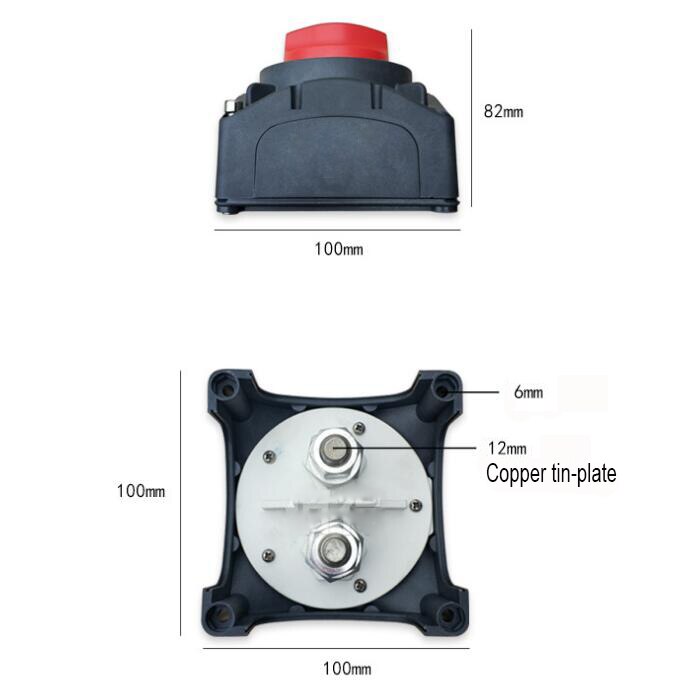 600A High Current battery switch for Truck/yacht on-off switch battery disconnect switch