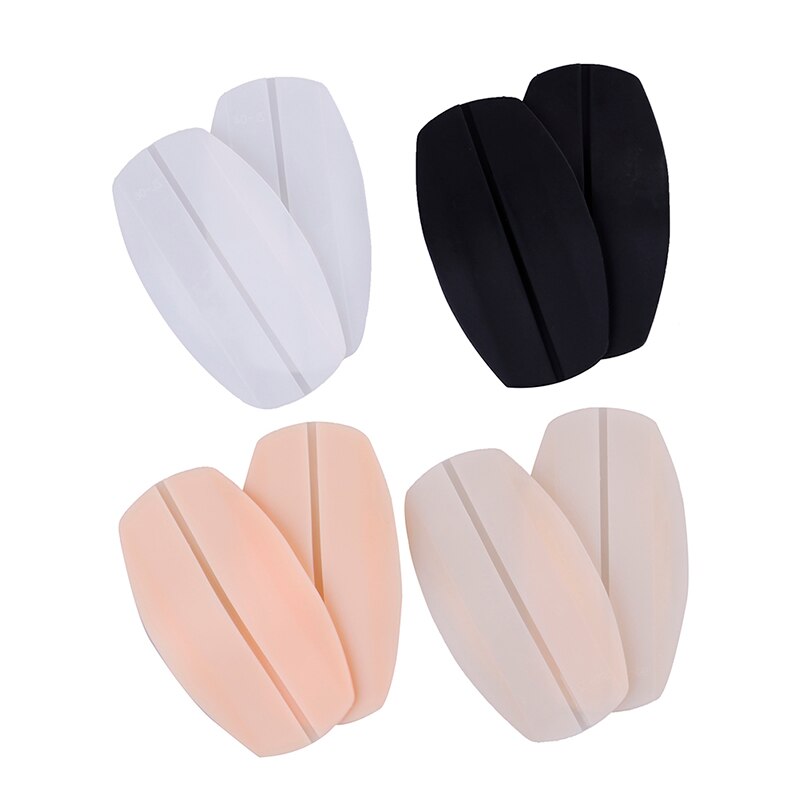 Hombreras de silicona suave antideslizantes, almohadilla Invisible para el hombro, correa para sujetador, cojines, soporte para ropa DIY, accesorios de costura de tela, 2 uds.