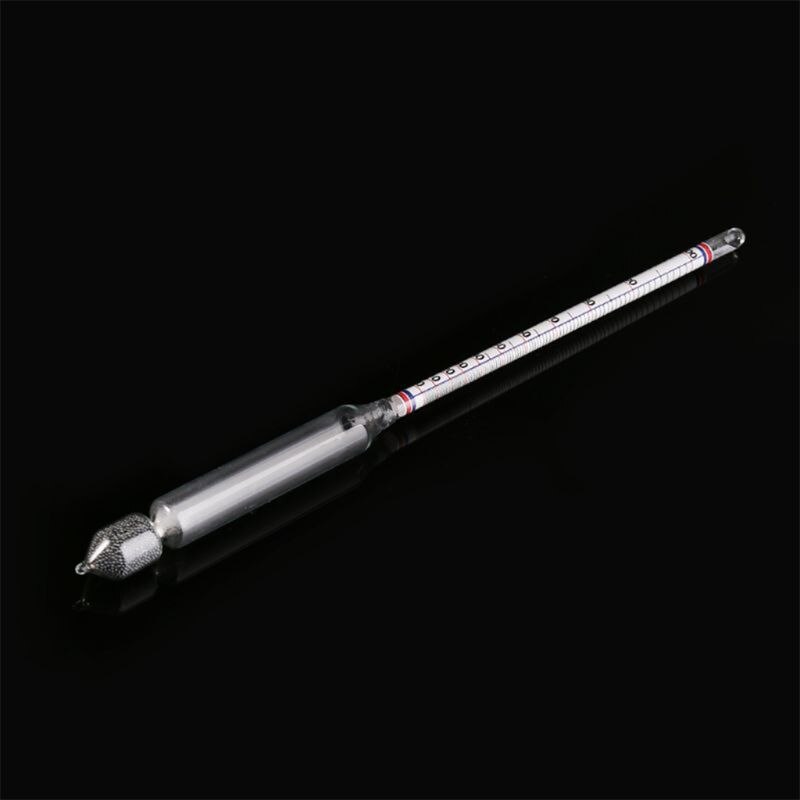 Hydrometer Tester Vintage measuring bottle Set Tools Alcoholmeter Alcohol Meter Wine Concentration Meter 0-100 Thermometer