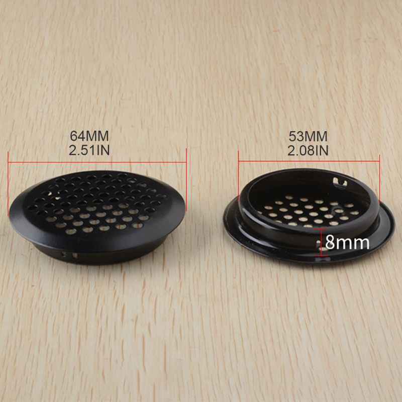 Garderobe Kast Mesh Gat Rvs Louvre Air Vent Ventilatie Cover Set G8TB