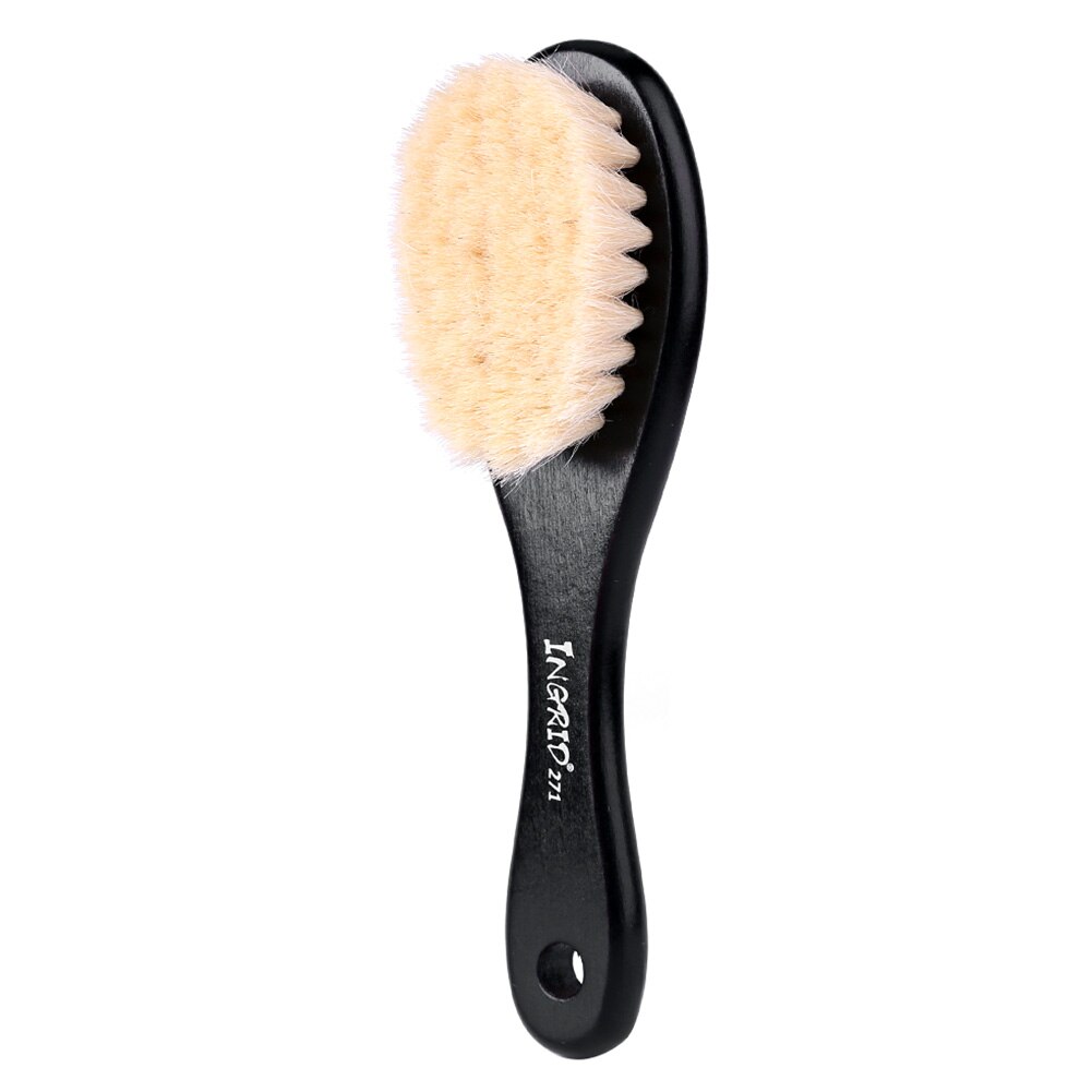 Doux cou visage Duster brosse barbier Bang cheveux propre balayage barbe brosse à cheveux manche en bois brosse à cheveux outil de coiffure: Default Title