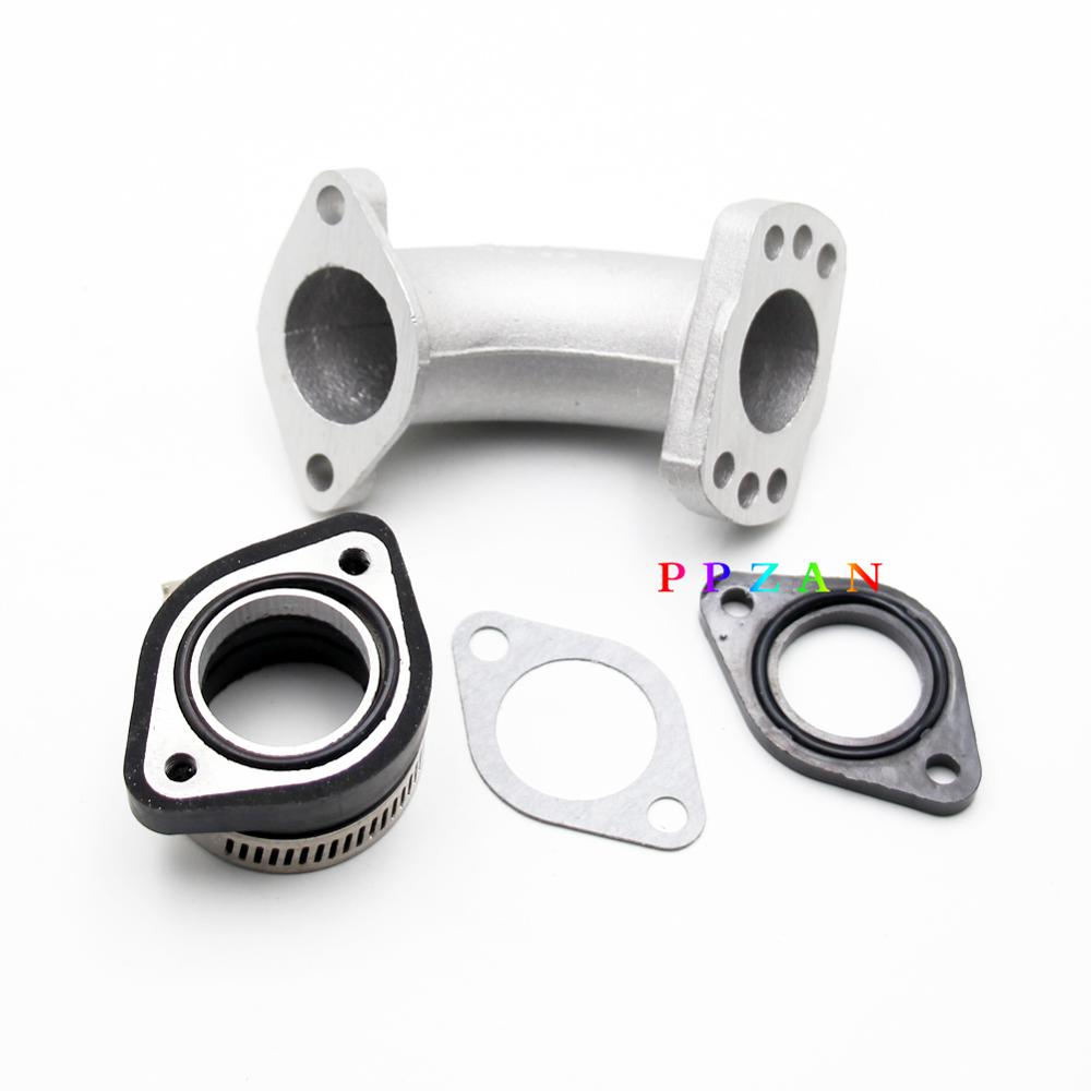 Coletor de entrada de bicicleta de 26mm, ajustável, pit dirt bike, junta de adaptador, serve para 125cc, 140cc, 150cc, 160cc, pitbikes, ppzan, novo: A