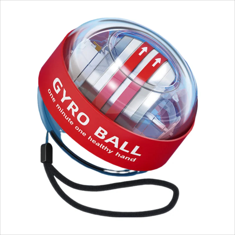 Gyroball Powerball ejercitador de antebrazo equipo de Fitness muscular giroscopio Power Ball giroscopio refuerzo de muñeca entrenador ejercicio de mano: Negro