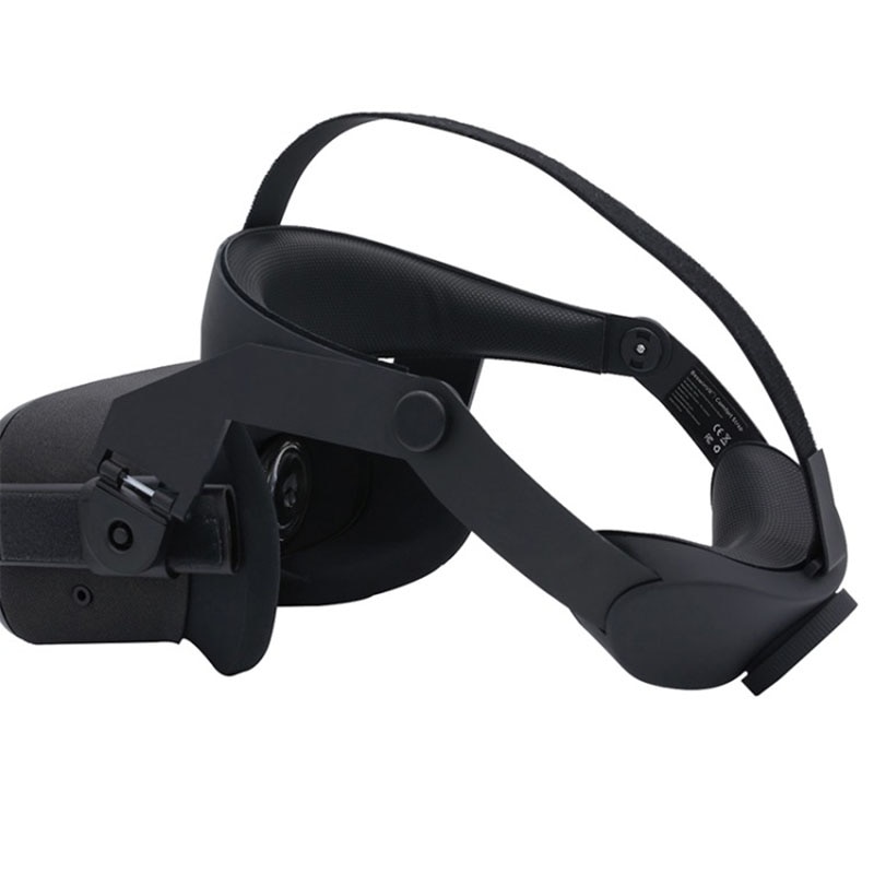 Behagelig justerbar dekomprimering hode stropp til oculus oppdrag vr headset hjelm med belte briller tilbehør