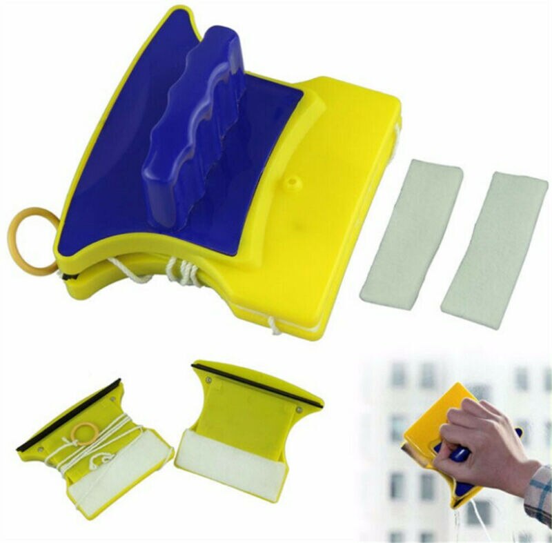 Magnetic Windows Cleaner Brush Washing Window Home Cleaning Tools Double Side Magnetic Brush Scraper Tool