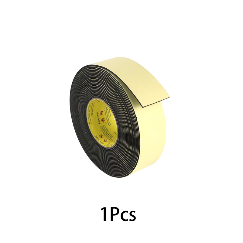 EVA Foam Adhesive Tape Moisture Proof Shockproof Friction Protection Preservative Tape Seal Single Sided Self-adhesive Foam 5M: Translucent / 1mm / 50mm