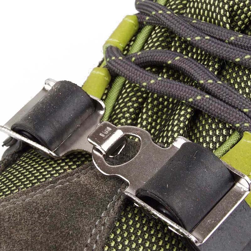 1 paar bergschoenen, ijs/sneeuw stijgijzers tanden 4 hoezen regenachtige dag antislip voor buiten zwart