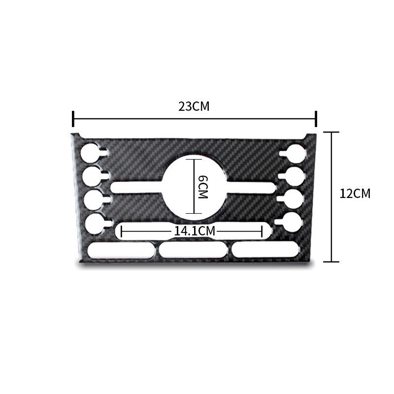 For Ford Explorer Car Accessories Carbon Fiber Interior Trim Gear Panel Navigation Outlet Center Console Stickers 5D