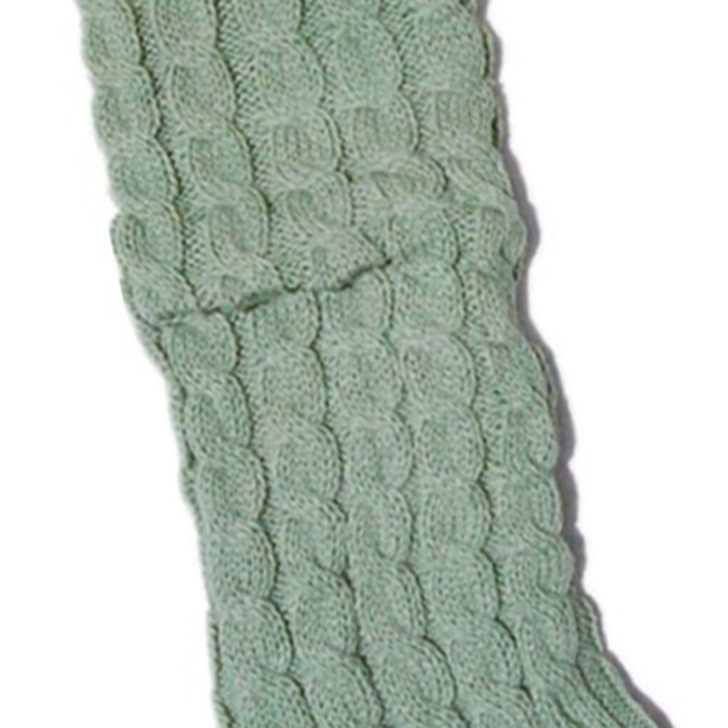 Femmes dame genou chaussettes hautes tricot Crochet hiver plus Leggings gants couverture de botte