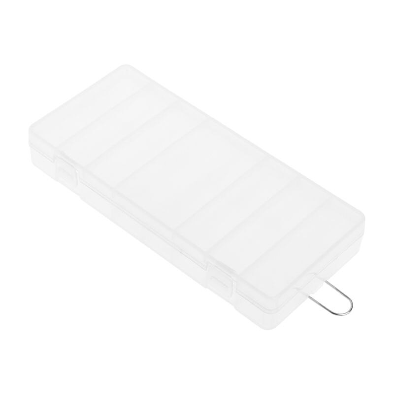 Hard Plastic Transparent Storage Box Case Cover Holder For AA / AAA Battery: 8 batteries