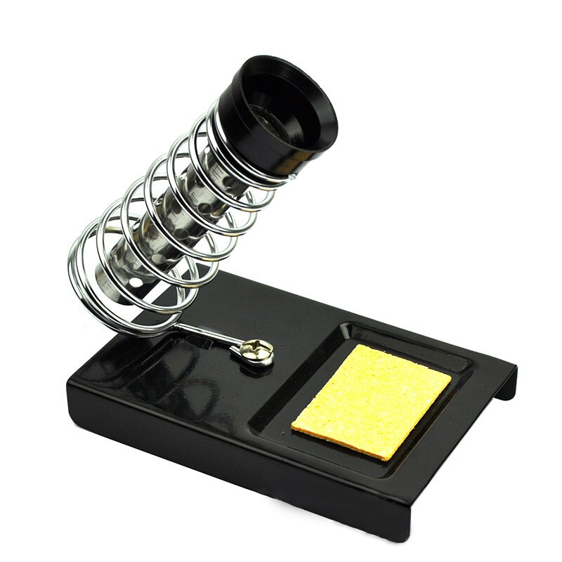 Spring soldering iron stand for T12 electric soldering station solder iron stander fixed sponge: Default Title
