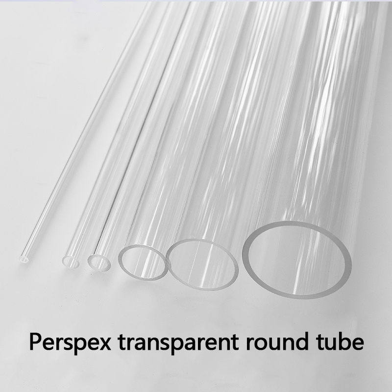Perspex Transparante Ronde Buis 50Cm Lengte 16Mm ~ 90Mm Acryl Buis Hoge Transparante Buis Voor Aquarium 1 Pcs