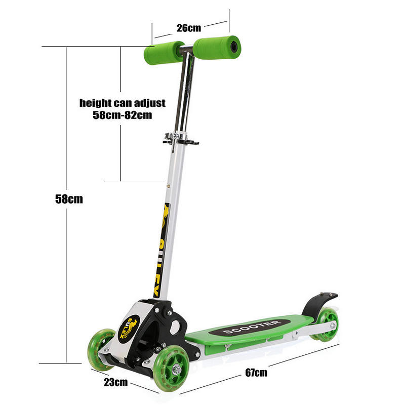 Bulex Kinder Roller Mit 4-PU rad falten baby Kinder rutschig auto skuter trottinette für kinder