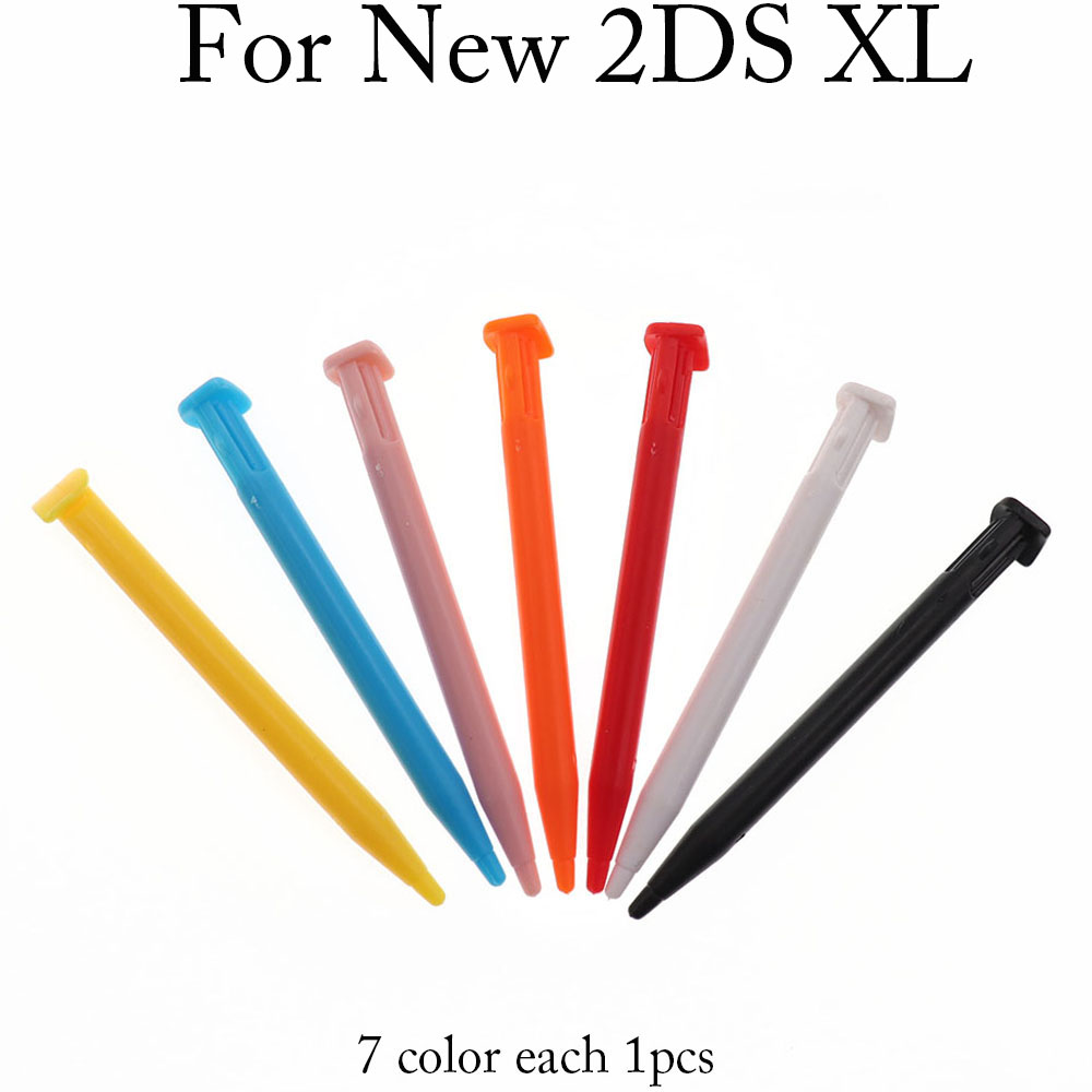 1 conjunto de caneta stylus para tela sensível ao toque de plástico e metal, caneta para console de jogos para ndsl ndsi ndswii 2ds 3ds xl ll novo 3dsxl ll novo 2dsxl: Rosa Vermelha
