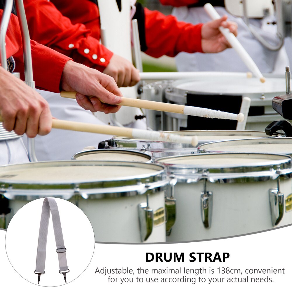 Adjustable Wide and Lengthen Marching Snare Drum Sling Strap Belt Accessories