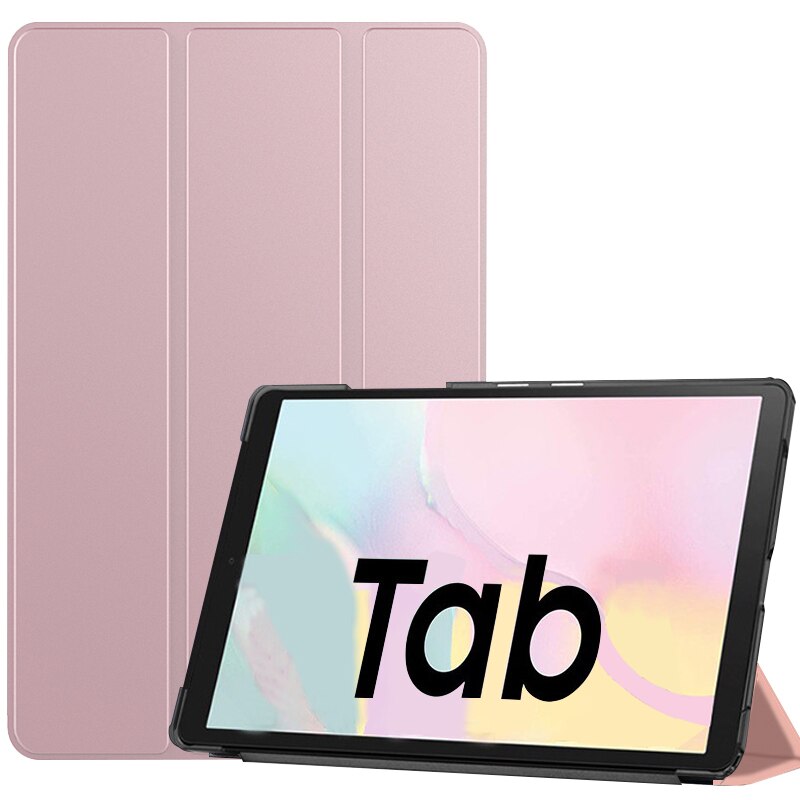 Funda samsung galaxy tab s2 9.7 sm-t813 case PU Leather Tri-fold ebook Case For Tab SM-T810 SM-T815 SM-T819 Tablets Sleeve: Rose Gold