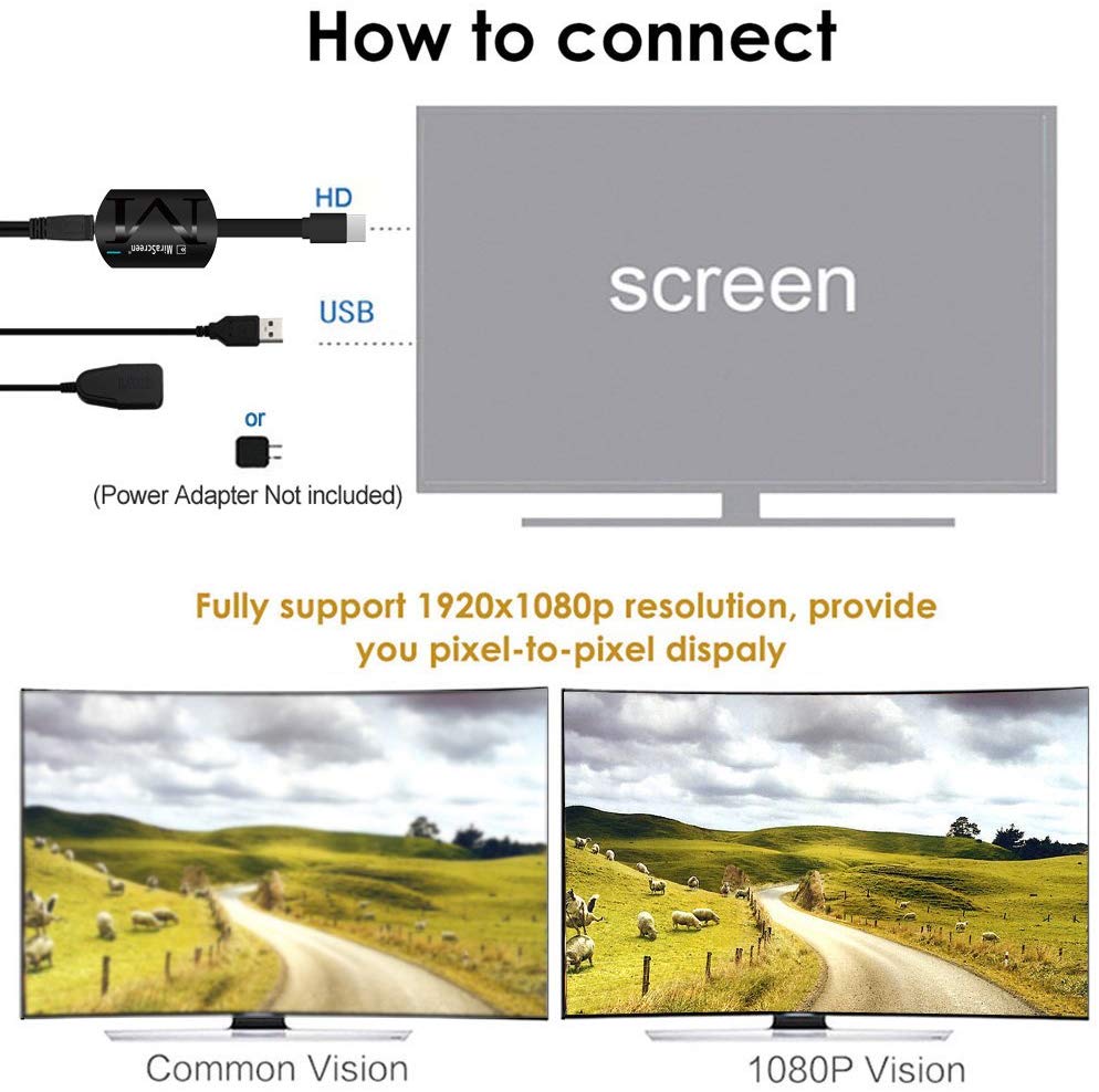 Amkle mirascreen  g4 2.4g 5g 4k draadloze hdmi-dongle tv-stick miracast airplay-ontvanger wifi-dongle mirror screen streamer cast