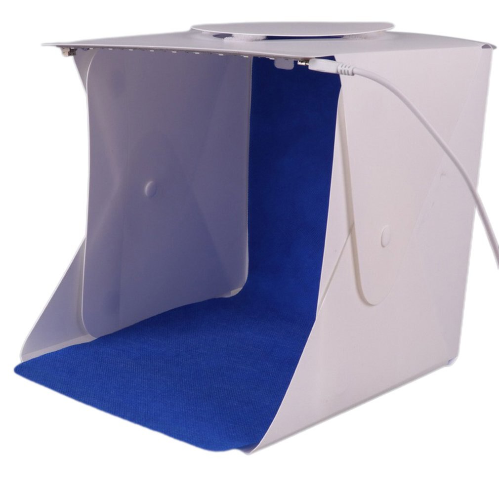 2 Led Lights Highlight Portable Studio Set Small Photo Props Shooting Tent Box Kit Photographic Equipment