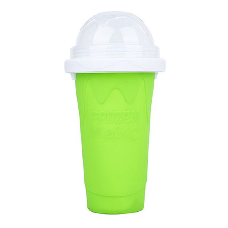Slushy Maker Portable Travel Ice Cup Homemade Freeze Drinks Cup Summer Cooler Smoothie Making Cup For Kids Drinks Ice Cup: GR