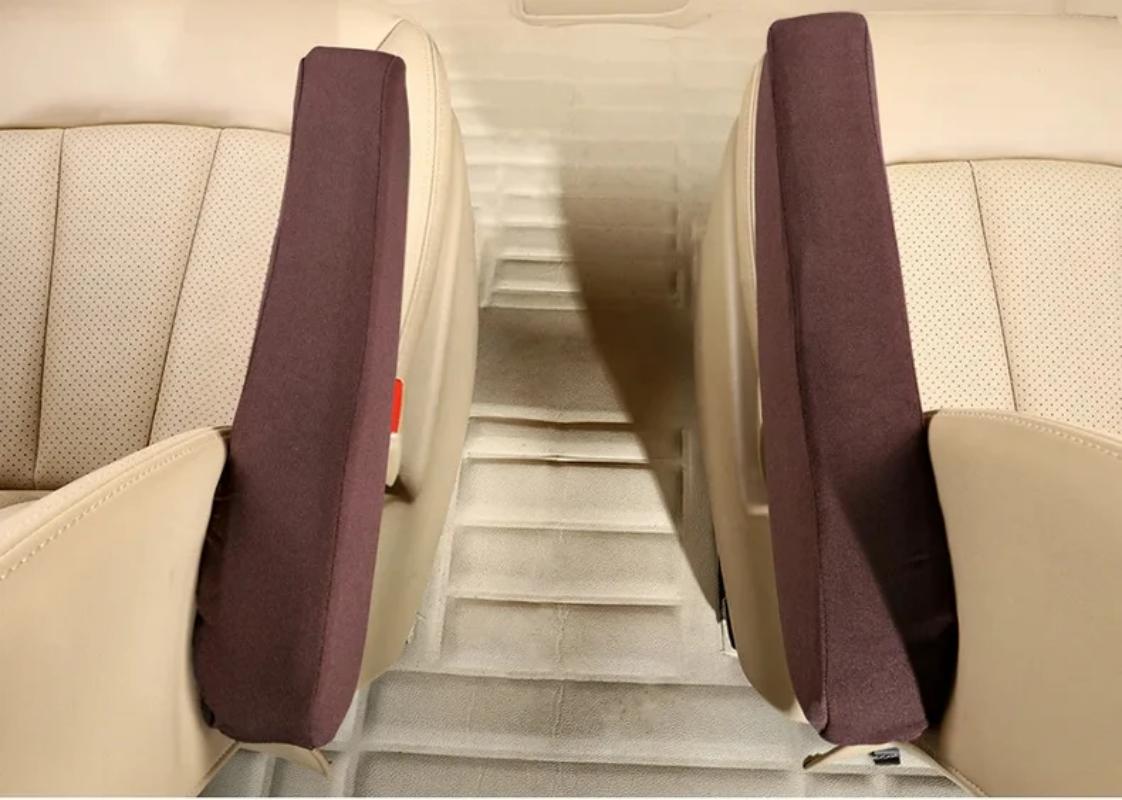 1pc elastisk stof og elastisk båndbeskyttelse, slidstærkt komplet sæt armlænsbetræk til bilen