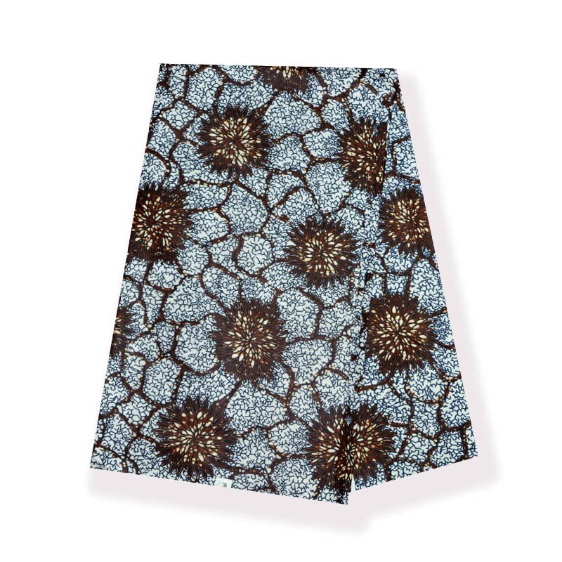 Bloc java cire africaine, tissu imprimé 100% coton, excellent , offre spéciale pour woman8858: WHITE