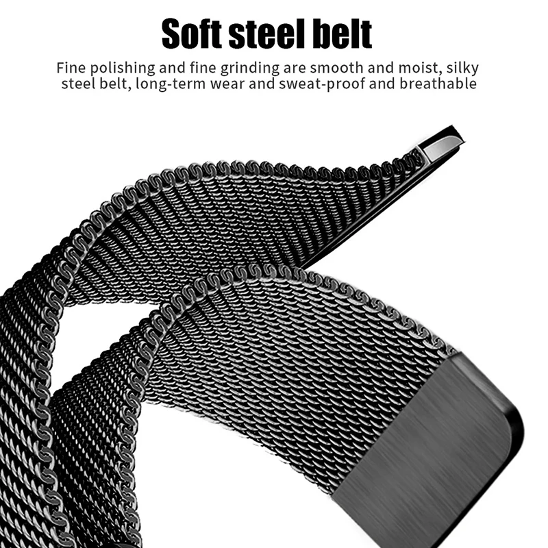 Milanese band voor Apple Watch-banden 44 mm 40 mm 45 mm 49 mm 41 mm 46 mm 42 44 mm armband IWatch-serie 10 9 6 5 SE 7 8 Ultra 2 band