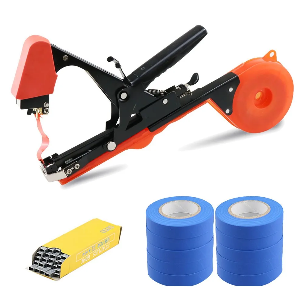 Planta Amarrando Tapetool Máquina Tapener Máquina de amarrar mão de ramo Embalagem Vegetal Stem Strapping Conjunto de ferramentas de poda Nova ferramenta de jardim