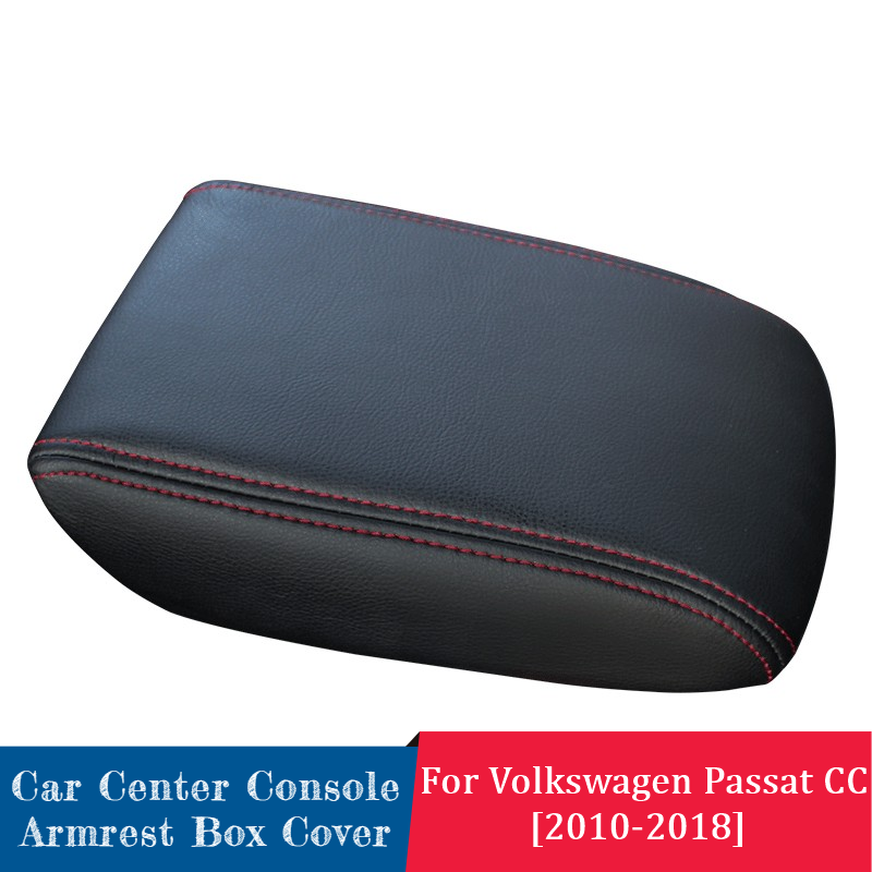 Voor Volkswagen Vw Passat Cc - Auto Centrale Armsteun Doos Cover Center Console Bescherming Case Microfiber Pu lederen