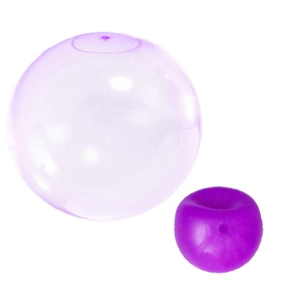 Durable Magic Bubble Ball Inflatable Fun Ball Amazing Tear-Resistant Super Wubble Bubble Ball Inflatable Outdoor Balls: 40cm / Purple