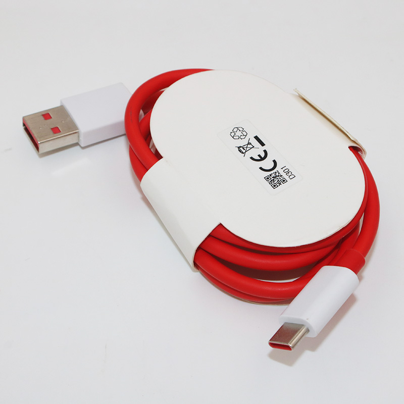 Originele Oneplus 7T Pro 30W Warp Charger 6A Type-C Kabel Dash Lading Snel Opladen Adapter Voor een Plus 1 + 7 7T 6T 6 3 3T 5T 5: Only Round Cable
