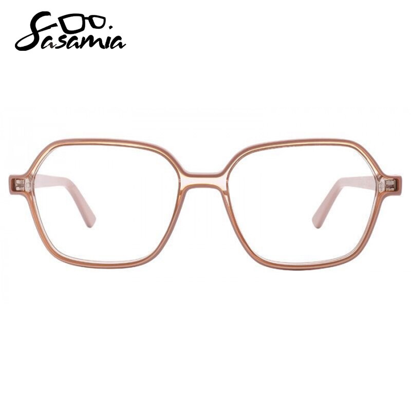SASAMIA Square Glasses Frames for Female Optical Glasses Frames Spectacles Frames for Woman Eyewear glass green: WD4165C3